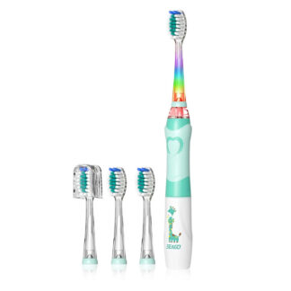 Детская электрическая звуковая зубная щетка Seago SG977 Sonic, Green (K1010050206)