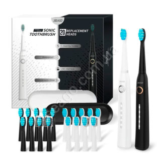 Набор звуковых зубных щеток Seago SG-958 с кейсами, White-Black