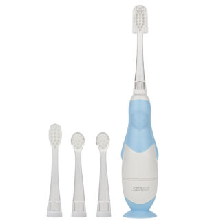 Детская звуковая зубная щетка Seago SG513 NEW с 4-мя насадками, Blue (K1010050392)